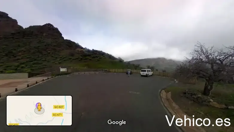 Parking pod Roque Bentayga