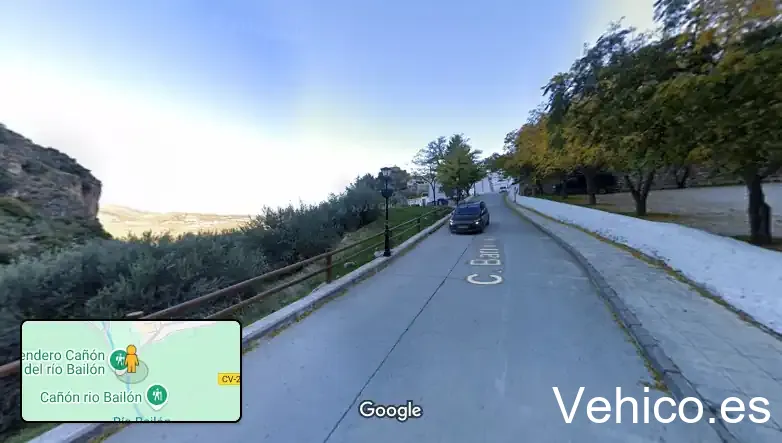 Aparcamiento en Zuheros