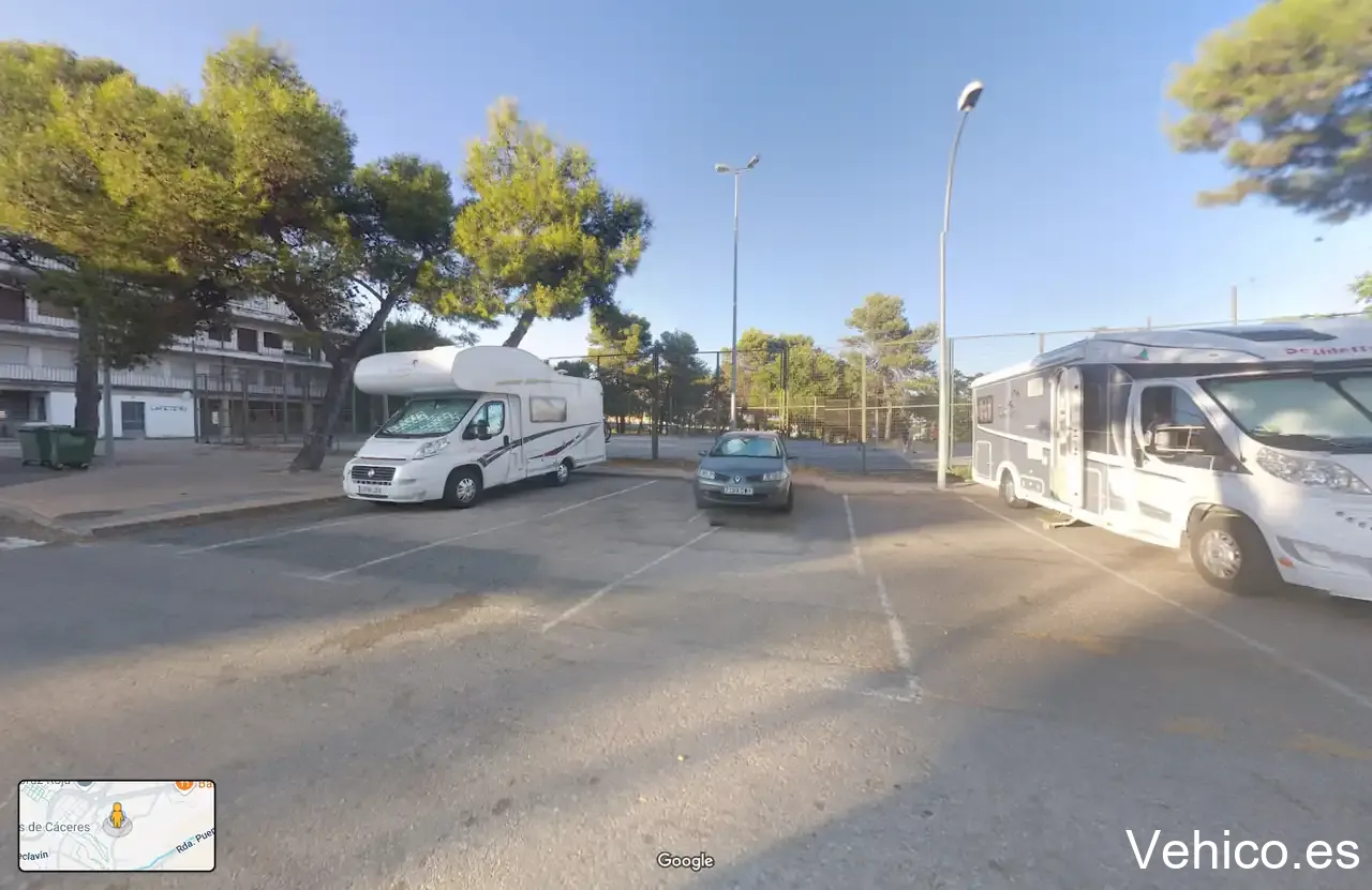 Área de Autocaravanas del Valhondo Cáceres
