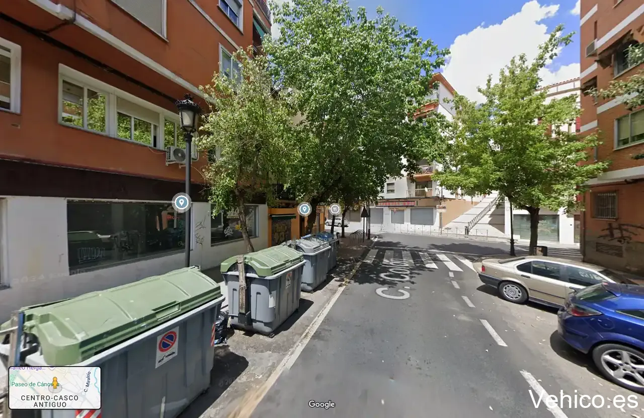 Zona de aparcamiento reservada para motos