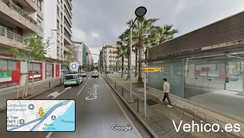 Acceso peatonal Aparcaiento Machichaco
