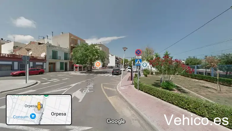 Aparcamiento estación Renfe Orpesa del mar