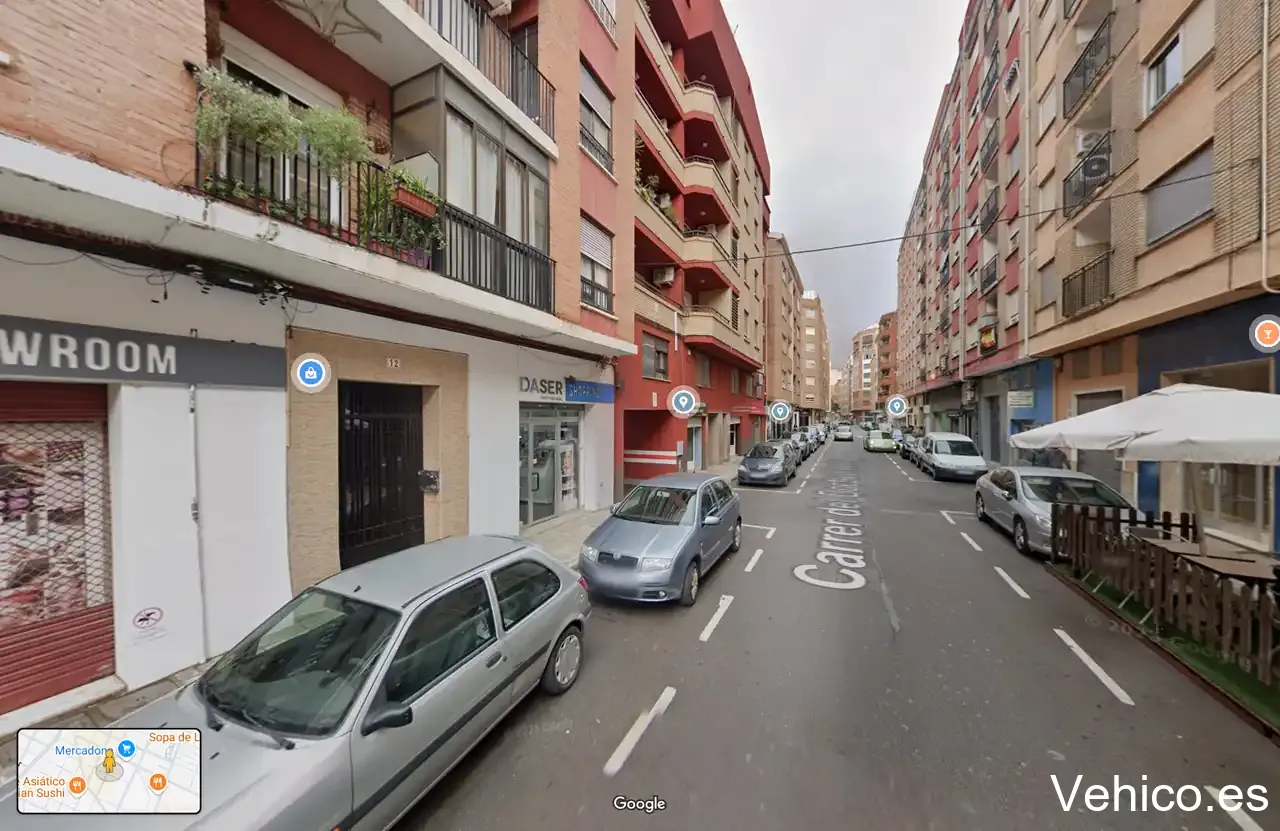 Zona de aparcamiento reservada para motos