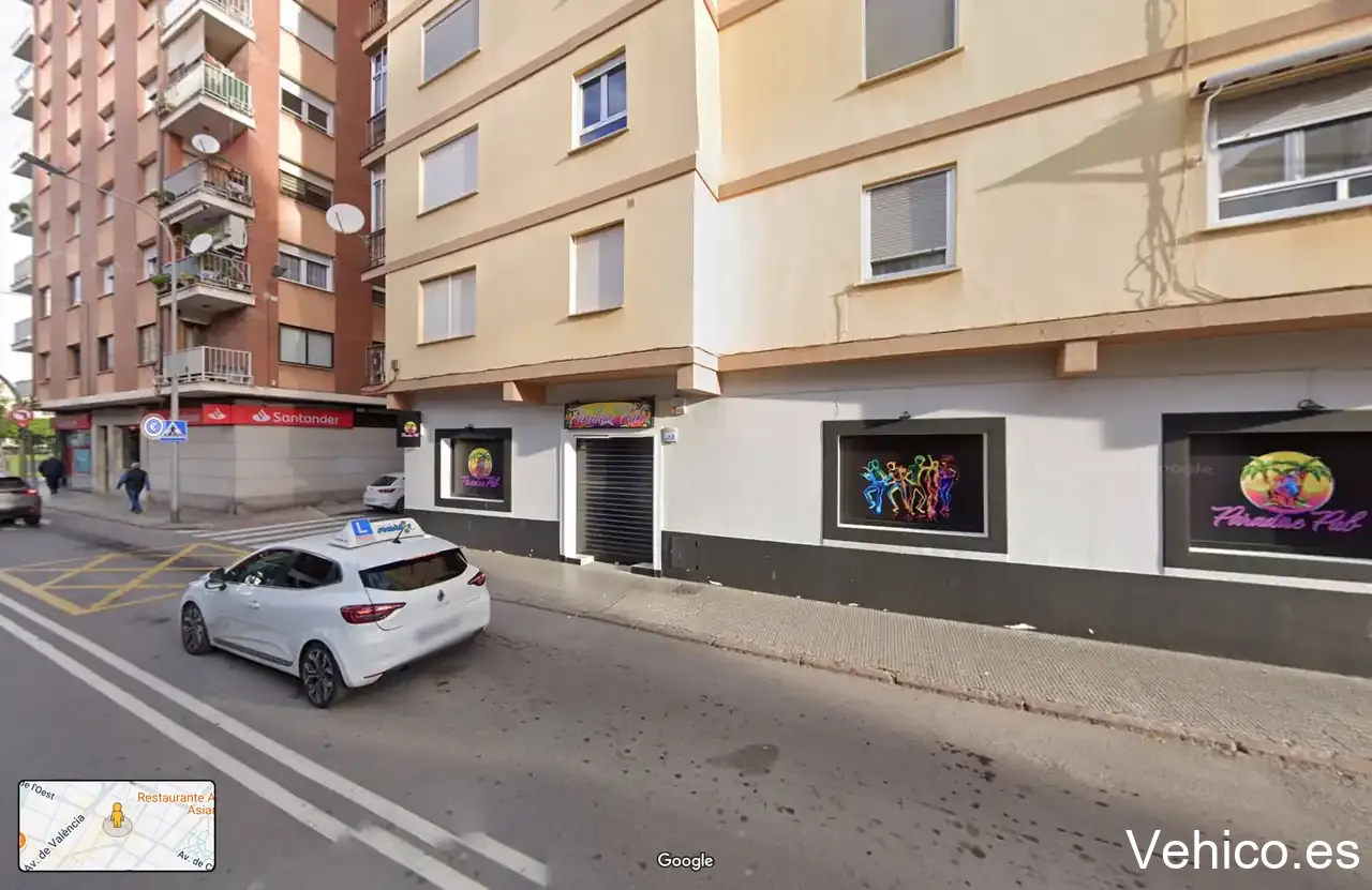 Zona de aparcamiento reservada para motos