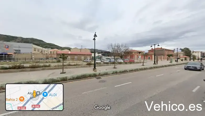 Aparcamiento estación de tren