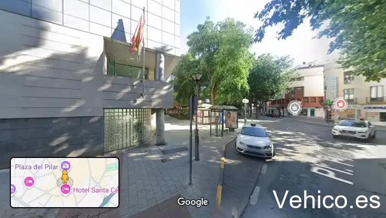 Zona de aparcamiento reservada para motos
