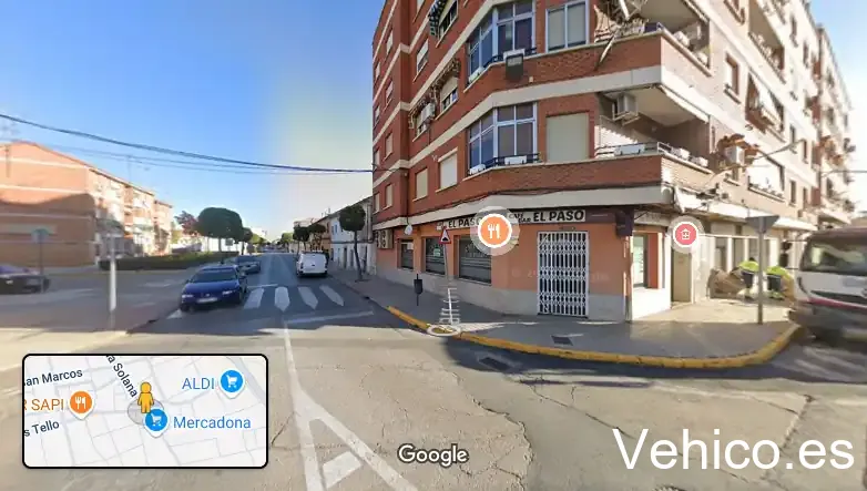 Aparcamiento discapacitados x1 (con bordillo)
