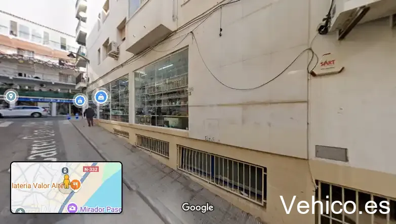 Zona de aparcamiento reservada para motos