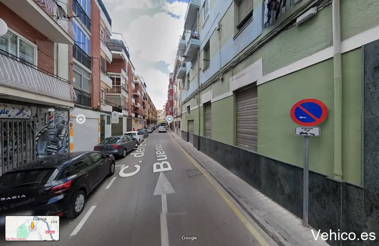 Zona de aparcamiento reservada para motos