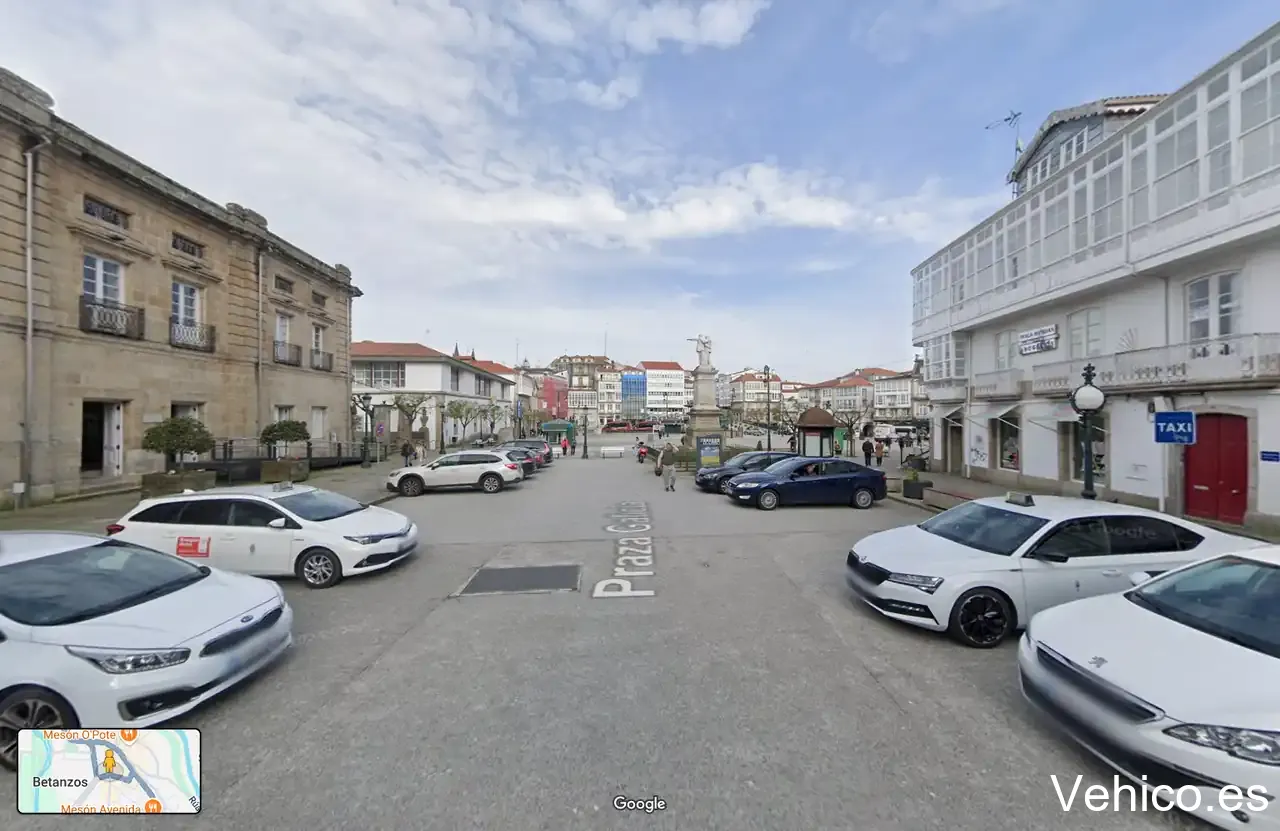 Aparcadoiro Betanzos. Acceso