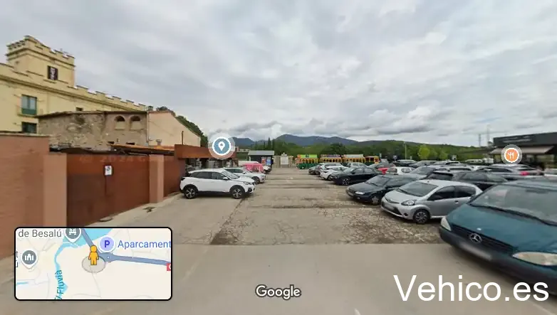 Aparcament gratuït Besalú P2