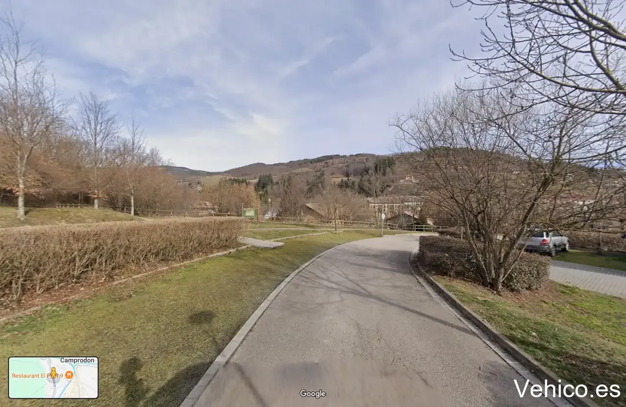 Parking lot for cars and motorhomes