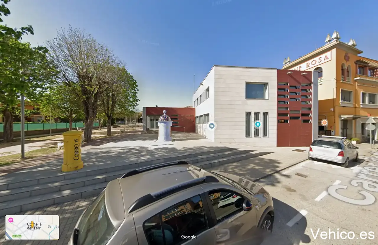 Parking públic ajuntament Cornellà del Terri