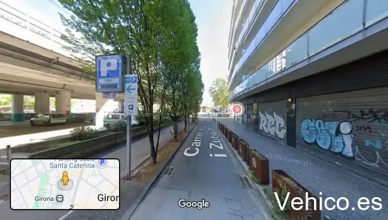 Aparcament petit Saba Estació de tren de Girona