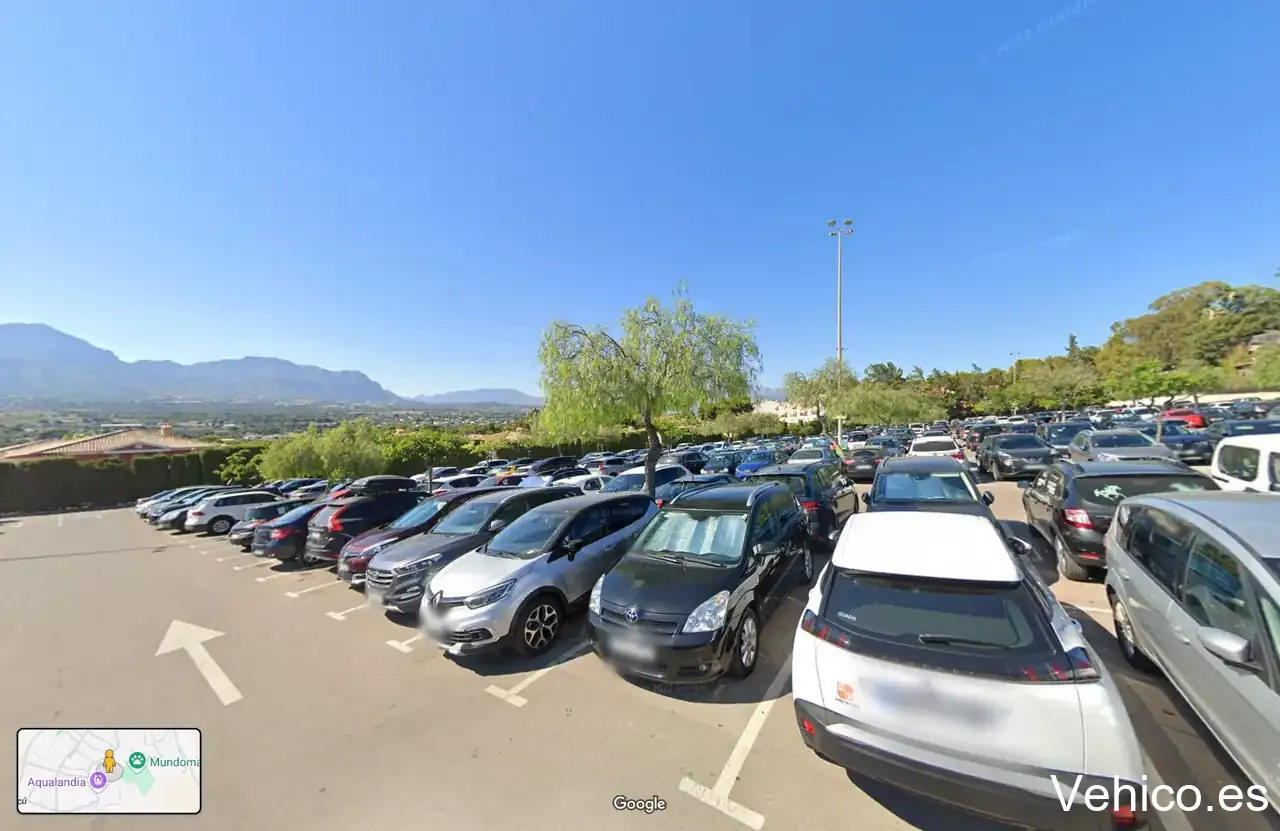 Parking. Aqualandia Benidorm.