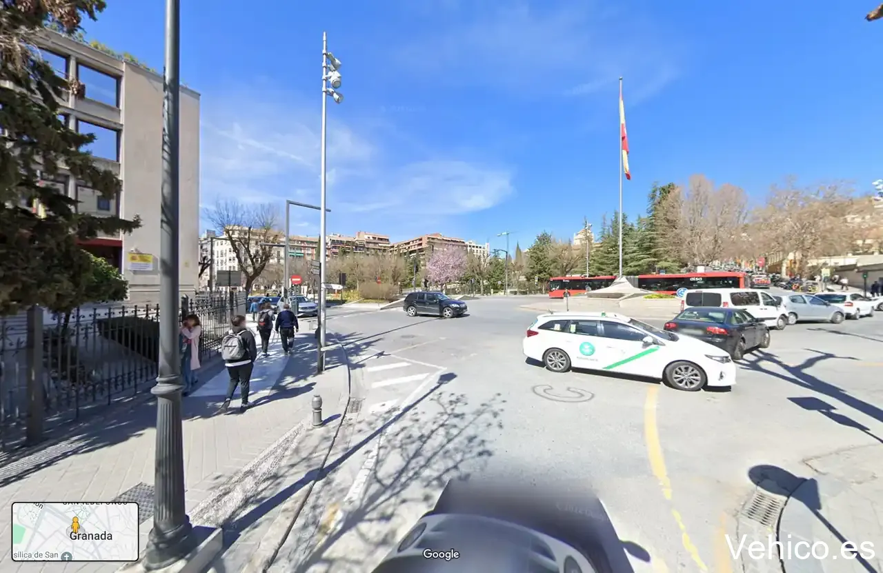 Zona de aparcamiento reservada para motos