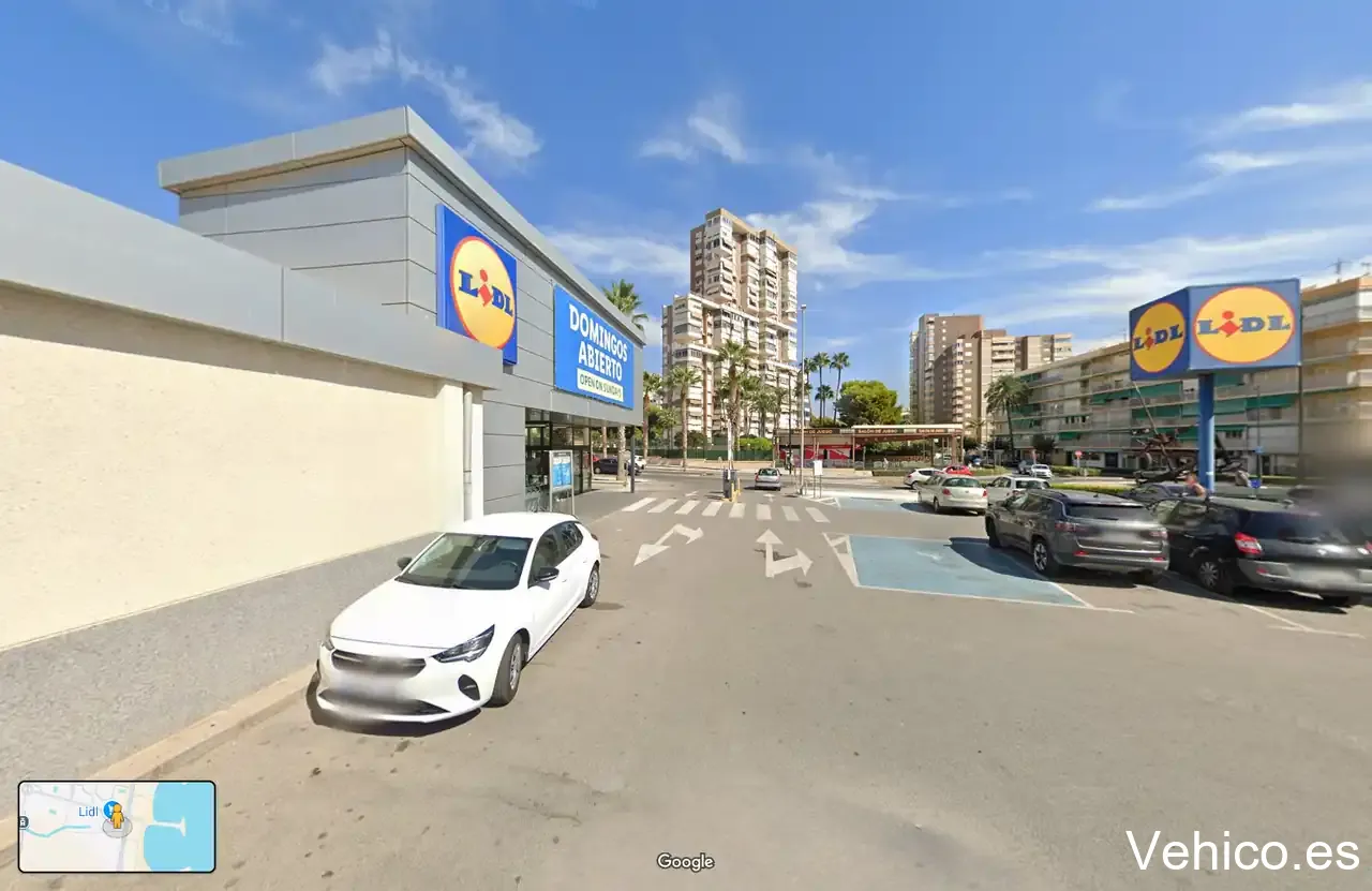Aparcamiento Lidl