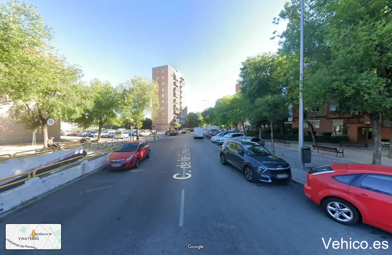 Aparcamiento para residentes Cañada