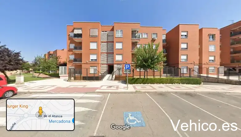 Aparcamiento de movilidad reducida Avda. Atance