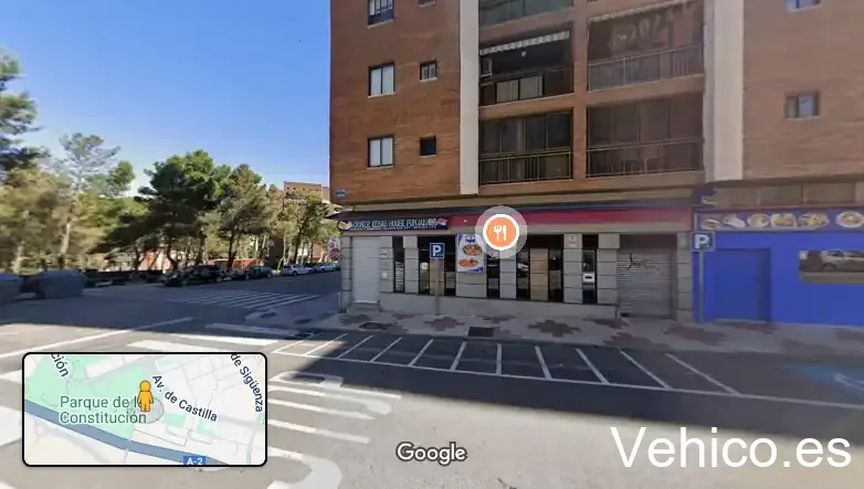 Zona de aparcamiento reservada para motos