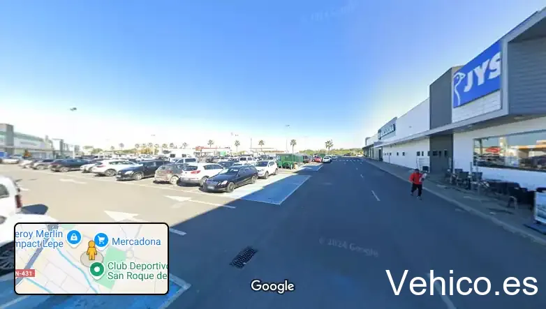 Aparcamiento de movilidad reducida bazar