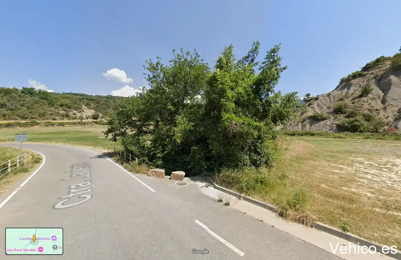 Aparcamiento de Boltaña
