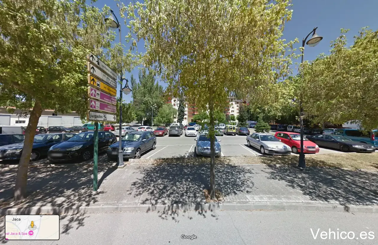 Aparcamiento calle Justicia de Aragón