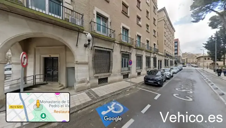 Zona de aparcamiento reservada para motos