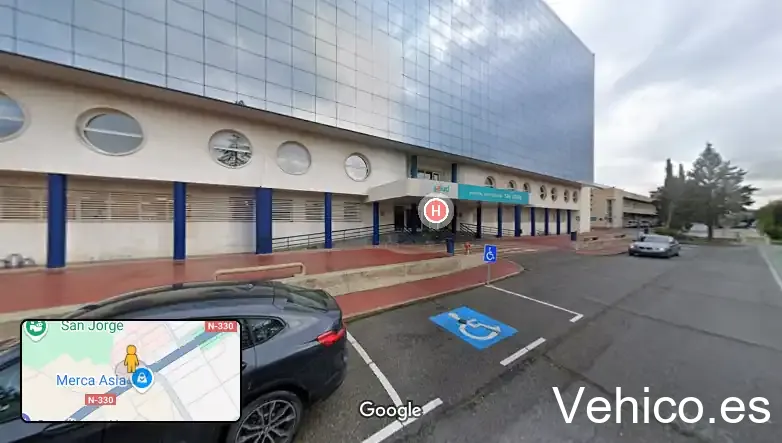 Aparcamiento movilidad reducida hospital