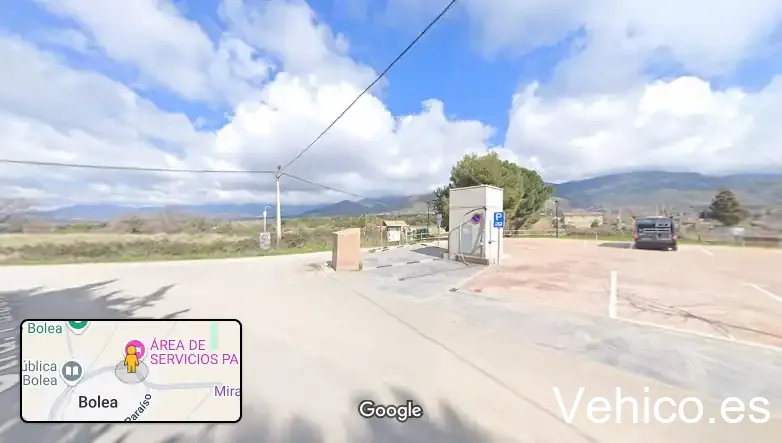 ÁREA DE SERVICIOS PARA AUTOCARAVANAS de Bolea.