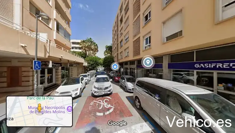 Parking de movilidad reducida