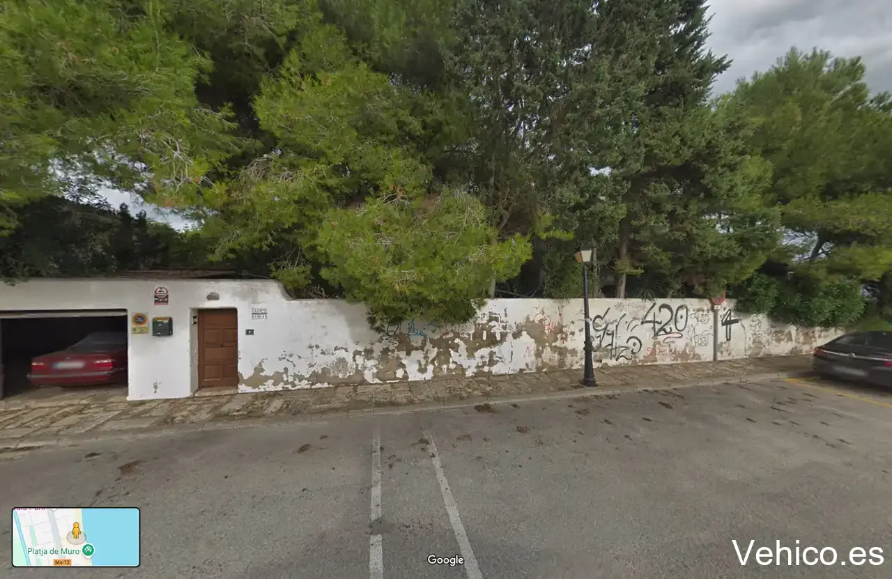 Aparcamiento muro
