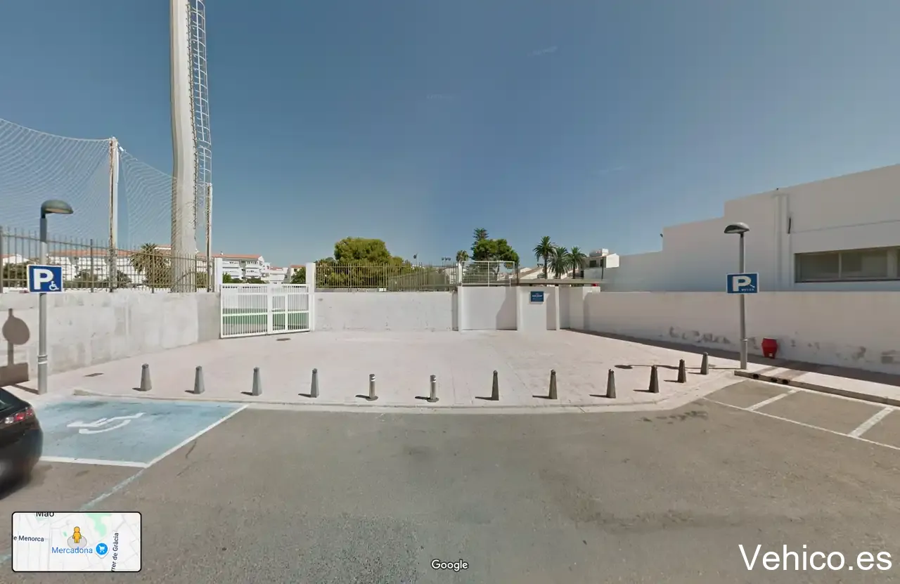 Parking de movilidad reducida
