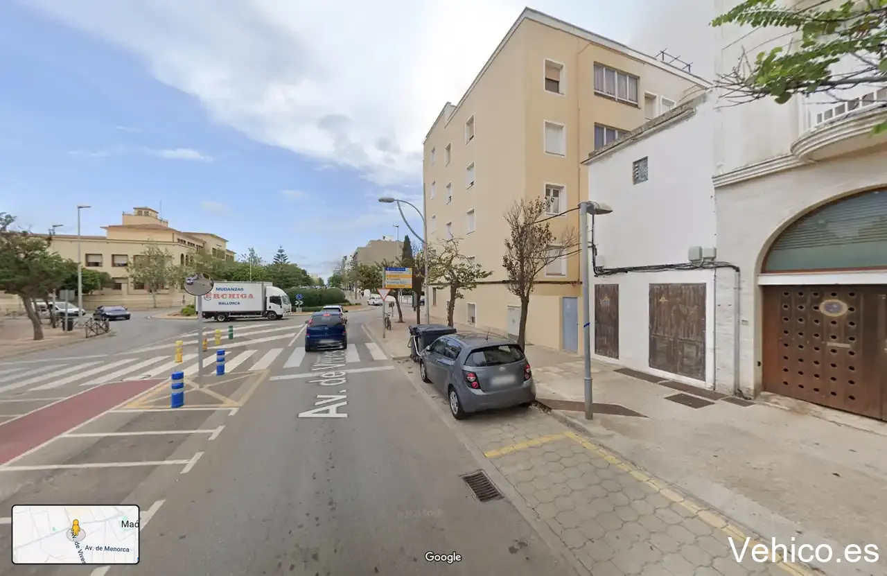 Zona de aparcamiento reservada para motos
