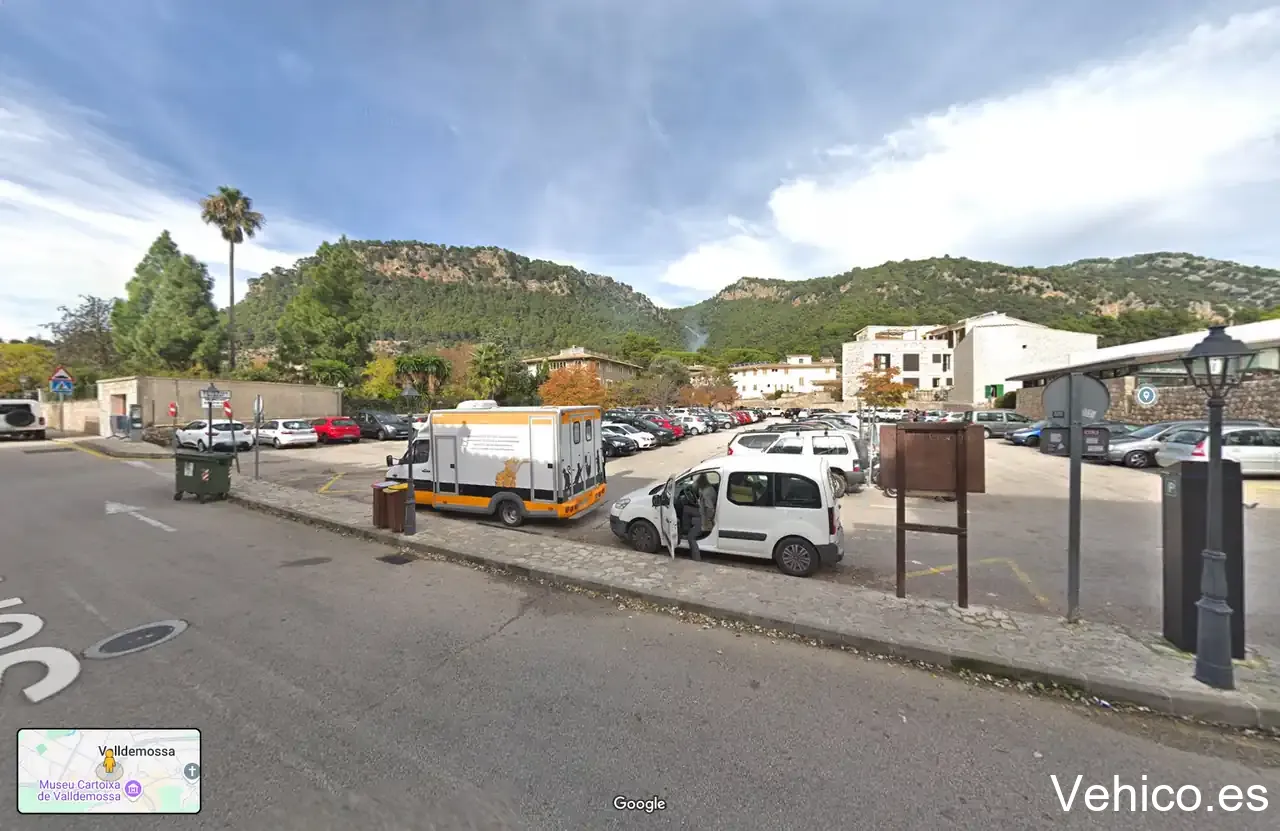 Parkplatz Automat/Máquina de estacionamiento
