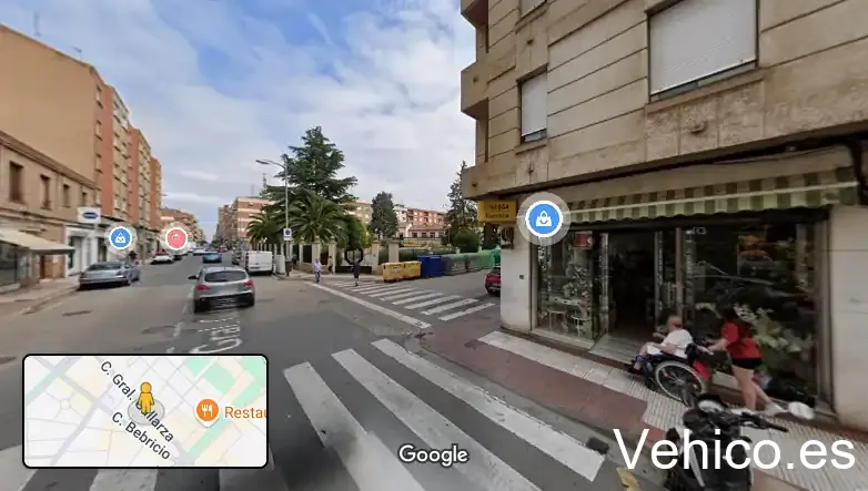 Zona de aparcamiento reservada para motos