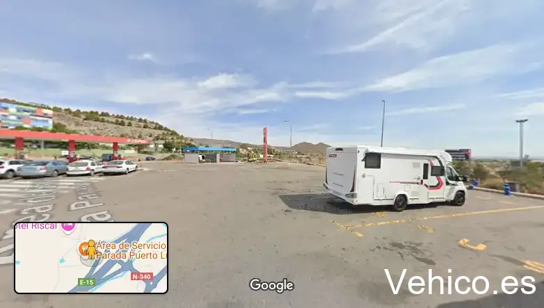 BUS parking A-7 puerto lumbreras