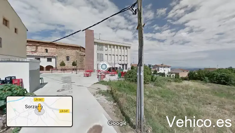 Aparcamiento y base de reparación de bicicletas.