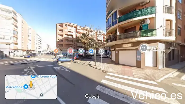 Zona de aparcamiento reservada para motos