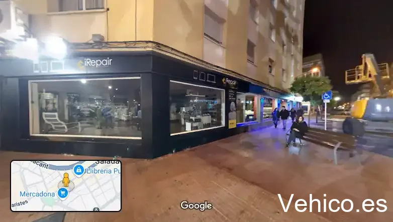 Zona de aparcamiento reservada para motos