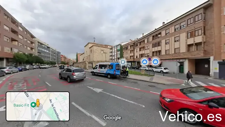 Zona de aparcamiento reservada para motos