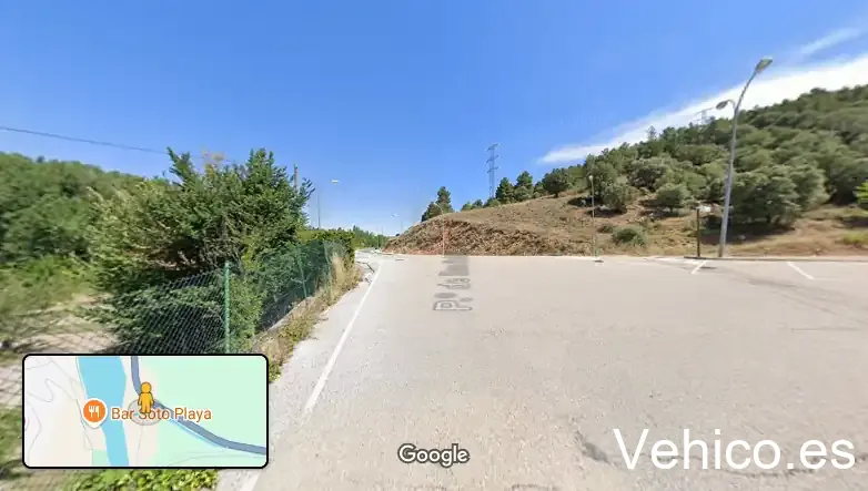 Parking acceso ermita San Saturio