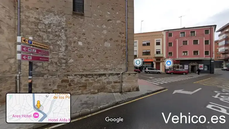Zona de aparcamiento reservada para motos