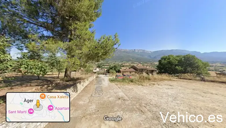 Aparcament castell d'Àger