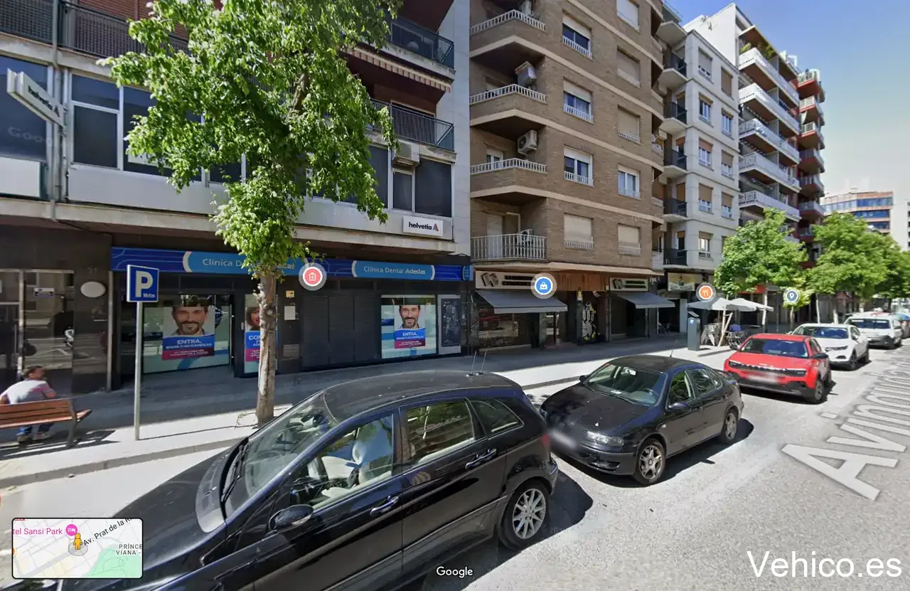 Zona d'aparcament reservada per a motos