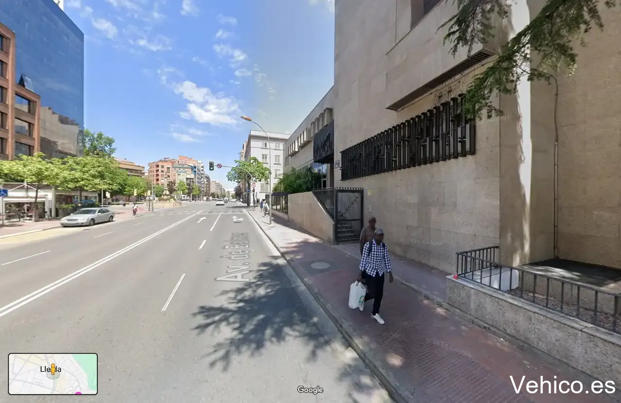 Zona de aparcamiento reservada para motos