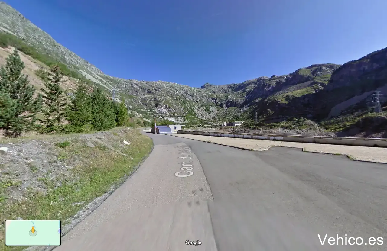 Aparcament de la Presa de Sallente
