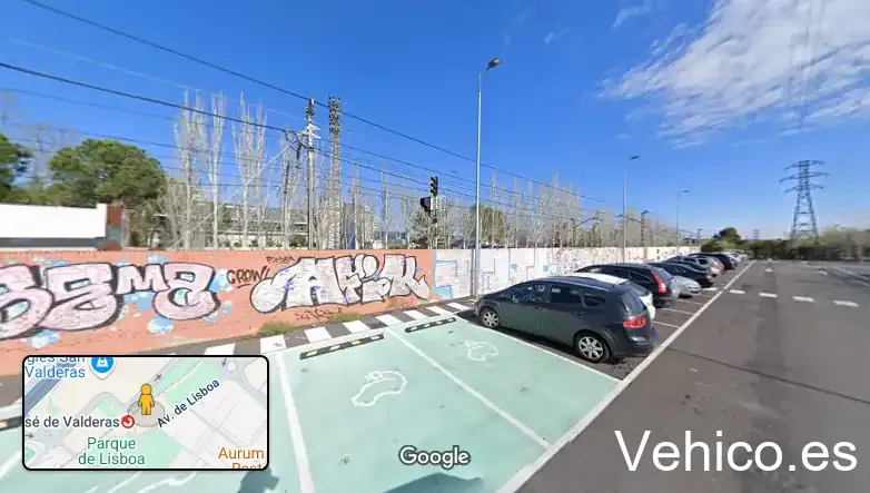 Aparcamiento de coches eléctricos