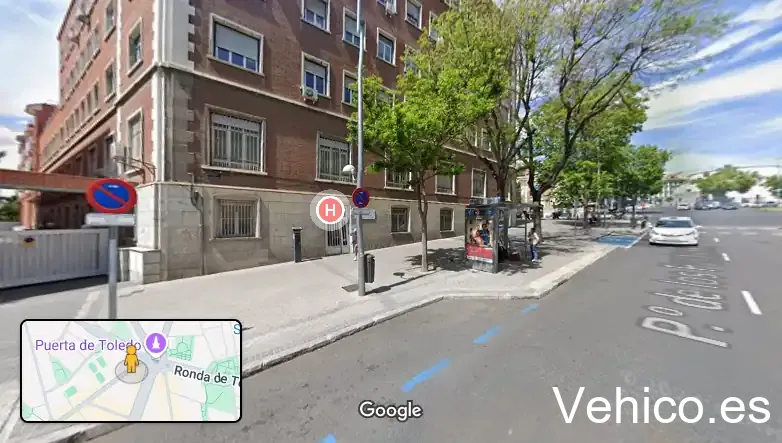 Zona de aparcamiento reservada para motos