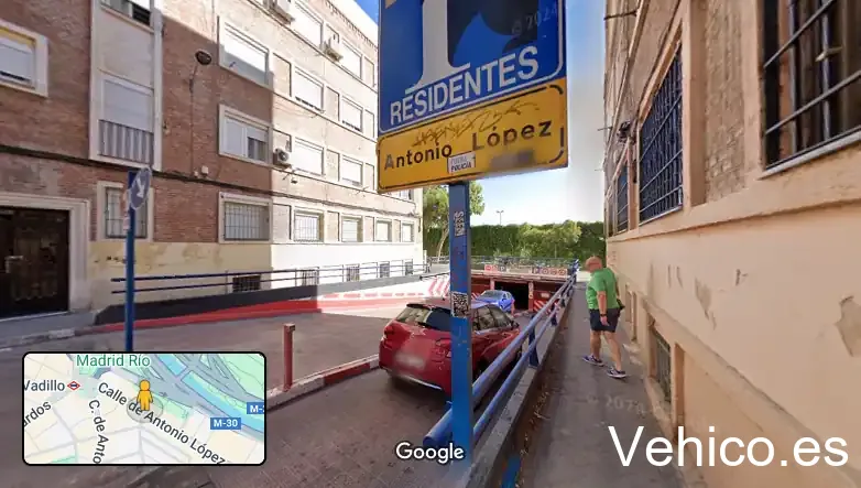 Parking residentes Antonio Lopez